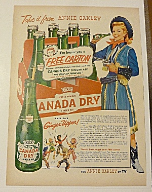 1954 Seven Up (7 Up) With Annie Oakley