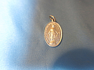 Vintage Medal O Mary Conceived Without Sin Pray For Us Who