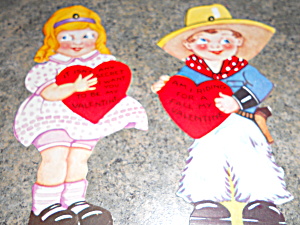 Valentine Cards Pair W/moving Eyes