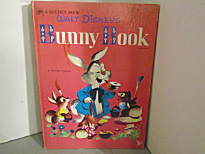 Vintage Big Golden Book Disney's Bunny Book