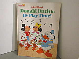 Vintage Big Golden Donald Duck In It's Play Time