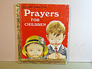 Vintage Little Golden Book Prayers For Children