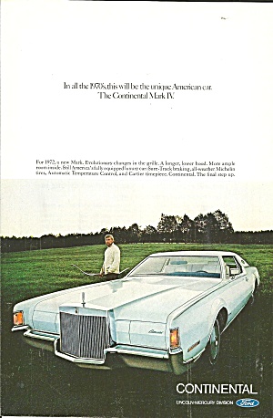 1972 Lincoln Continental Mark Iv