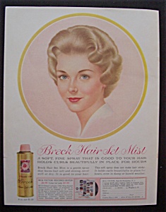 1960 Breck Shampoo With A Beautiful Breck Girl
