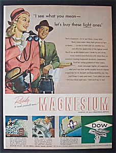 Vintage Ad: 1946 Dow Metal Magnesium