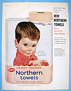Vintage Ad: 1960 Northern Paper Towels
