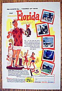 Vintage Ad: 1954 Golden Florida Glow