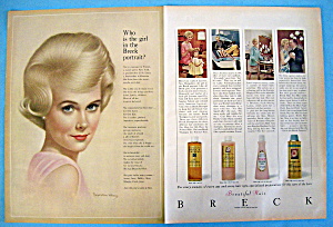Vintage Ad: 1963 Breck Shampoo With Breck Woman