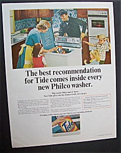 1965 Philco Washer & Tide Detergent