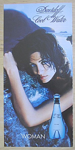 2004 Davidoff Cool Water With Woman On Beach