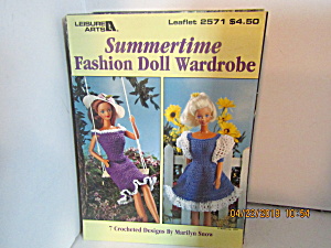 Leisure Arts Fashion Doll Summertime Wardrobe #2571