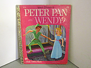Vintage Disney Little Golden Book Peter Pan And Wendy